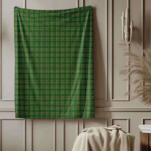 Traditioneller Tartan Throw für Komfort Fleecedecke