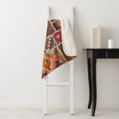 Traditioneller Teppich-Patchwork: Dekorativer Tepp Sherpadecke (Beispiel)