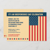 Traditioneller Unabhängigkeitstag - Horizontale Ei Einladung (Vorne/Hinten)