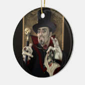 Traditioneller Vampire-personalisierte runde Keramikornament (Links)