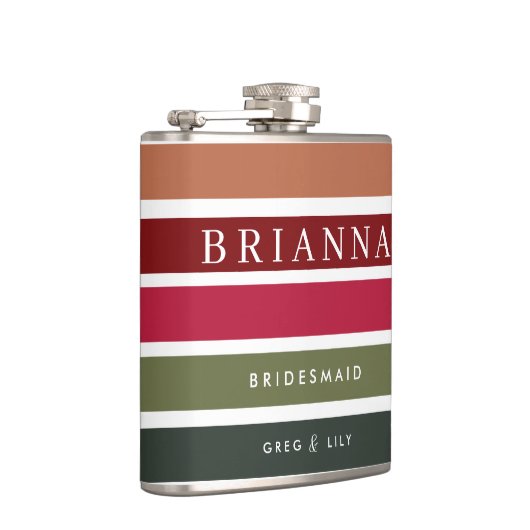 Traditioneller Weihnachts-Bridmaid-Hip Flask Flachmann (Rechts)