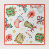 Traditioneller Weihnachts-Schneewasserspass Puzzle (Horizontal)