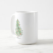 Traditioneller Weihnachtsbaum-Becher Kaffeetasse (Vorderseite Links)