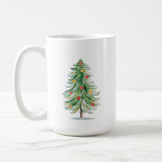 Traditioneller Weihnachtsbaum-Becher Kaffeetasse (Links)