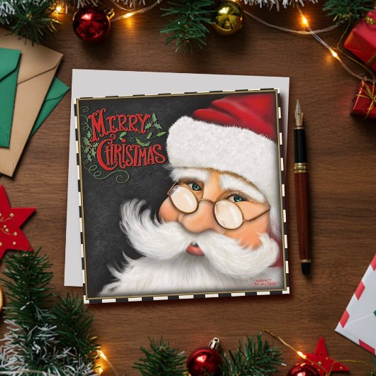 Traditioneller Weihnachtsfeiertag Feiertagskarte