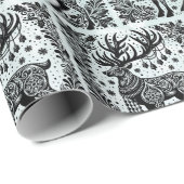 Traditioneller Weihnachtsmann Geschenkpapier (Rolleneckpunkt)