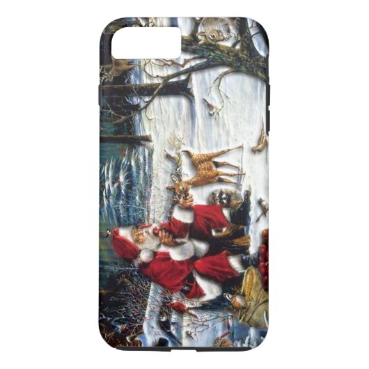 Traditioneller Weihnachtsmann im Park Case-Mate iPhone Hülle (Rückseite)