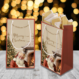 Traditioneller Weihnachtsmann Kleine Geschenktüte