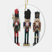 Traditioneller Weihnachtsnachtsknacker Keramik Ornament (Links)