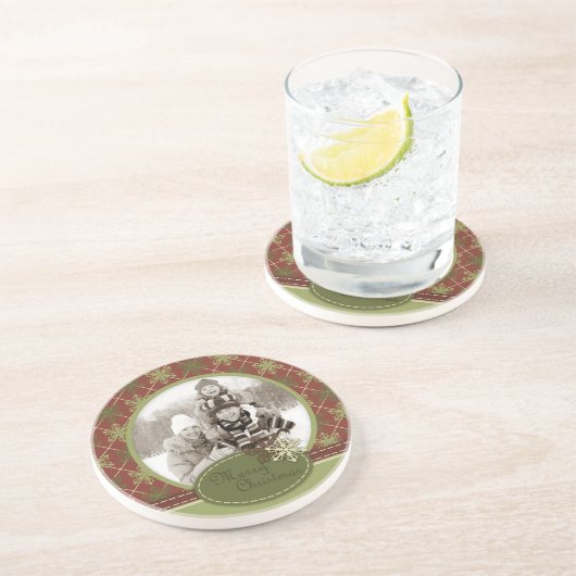 Traditioneller WeihnachtsUntersetzer Untersetzer (Seite)