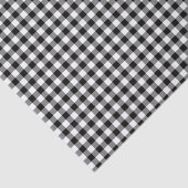 Traditioneller White Black Buffalo Lumberjack Karo Seidenpapier (Ausschnitt)