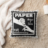 Traditionelles 1. Hochzeitstag Kissen (Decke)