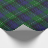 Traditionelles Abercrombie Tartan Wrapping Paper Geschenkpapier (Ecke)