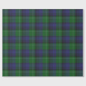 Traditionelles Abercrombie Tartan Wrapping Paper Geschenkpapier (Flach)