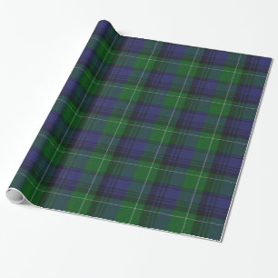 Traditionelles Abercrombie Tartan Wrapping Paper Geschenkpapier