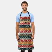 Traditionelles afrikanisches Muster Schürze (Getragen)