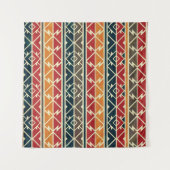 Traditionelles afrikanisches Muster Wandteppich (Vorderseite (Horizontal))