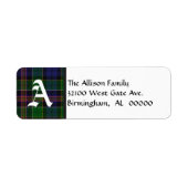 Traditionelles Allison Tartan Kariert Monogram (Vorne)