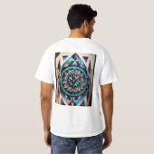 Traditionelles amerikanisches Tattoo-Design T-Shirt (Schwarz voll)