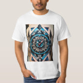 Traditionelles amerikanisches Tattoo-Design T-Shirt (Vorderseite)
