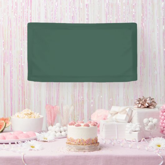 Traditionelles - Aquamarines grünes Banner (Party)