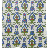 Traditionelles arabisches nahtloses Ornament. Türk Duschvorhang (Vorderseite)