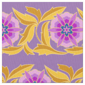 Traditionelles asiatisches Muster Sechs Blume Peta Stoff (Nahaufnahme)