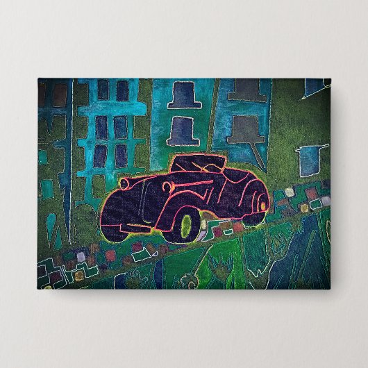 Traditionelles Auto Button (Vorderseite)