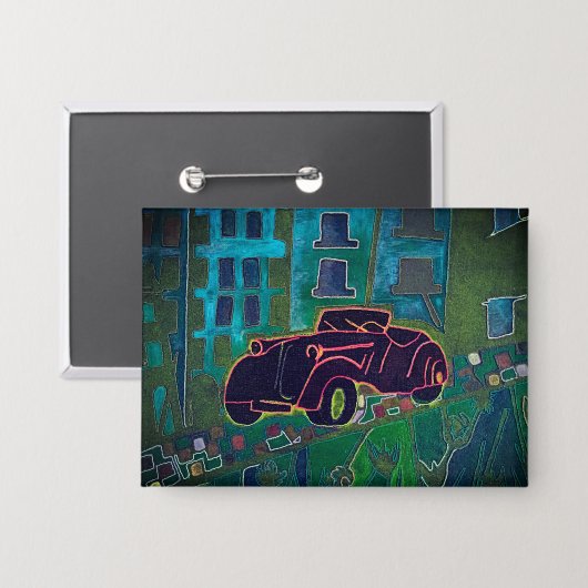 Traditionelles Auto Button (Vorderseite/Rückseite)