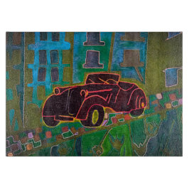 Traditionelles Auto Schneidebrett