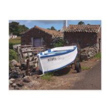Traditionelles azorisches Fischerboot