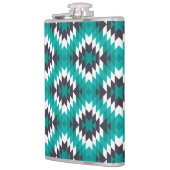 Traditionelles Azteken-Muster Flachmann (Links)