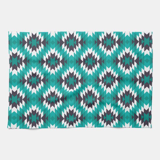 Traditionelles Azteken-Muster Geschirrtuch (Horizontal)