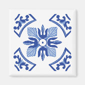 Traditionelles Azulejo Magnet (Vorne)
