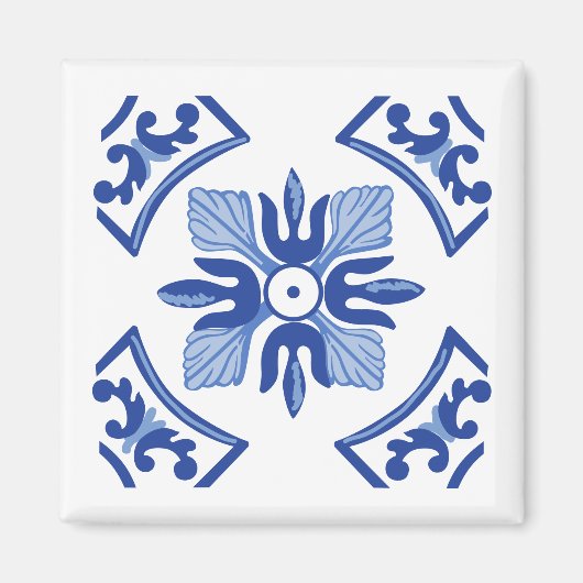 Traditionelles Azulejo Magnet (Vorne)