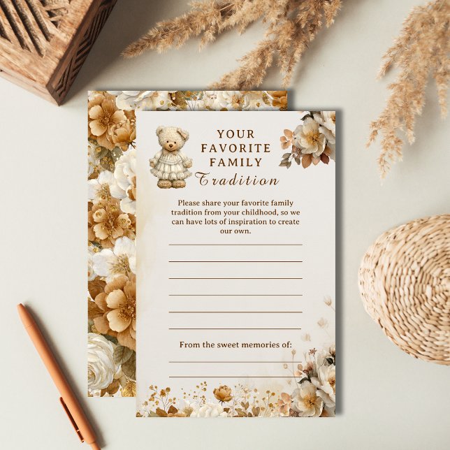 Traditionelles Baby Duschspiel Rustikale Teddy (Von Creator hochgeladen)