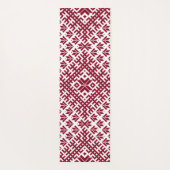 Traditionelles baltisches Stammesmuster Yogamatte (Rückseite)