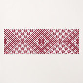 Traditionelles baltisches Stammesmuster Yogamatte (Vorderseite (Horizontal))