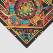 Traditionelles Beige - "Aztec Dream" - Spezialthem Seidenpapier (Detail)
