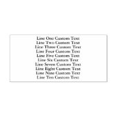 Traditionelles benutzerdefiniertes Unternehmen 10  Permastempel (Design)