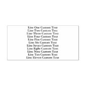 Traditionelles benutzerdefiniertes Unternehmen 11  Permastempel (Design)