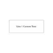 Traditionelles benutzerdefiniertes Unternehmen 1 Z Permastempel (Design)