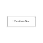 Traditionelles benutzerdefiniertes Unternehmen 1 Z Permastempel (Design)