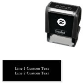 Traditionelles benutzerdefiniertes Unternehmen 2 Z Permastempel (Beispiel)