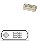 Traditionelles, benutzerdefiniertes Unternehmen 3 Gummistempel (Stempel)