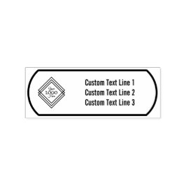 Traditionelles, benutzerdefiniertes Unternehmen 3  Gummistempel