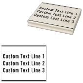 Traditionelles, benutzerdefiniertes Unternehmen 3 Gummistempel (Stempel)