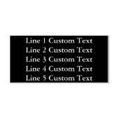 Traditionelles, benutzerdefiniertes Unternehmen 5  Permastempel (Design)