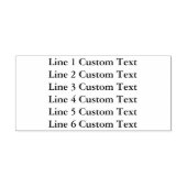 Traditionelles benutzerdefiniertes Unternehmen 6 Z Permastempel (Design)