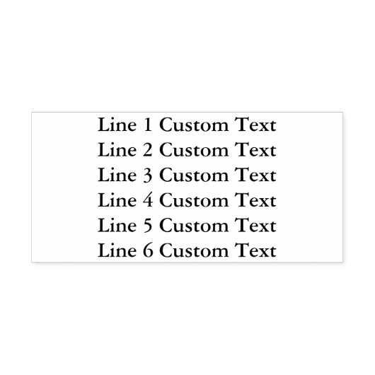 Traditionelles benutzerdefiniertes Unternehmen 6 Z Permastempel (Design)